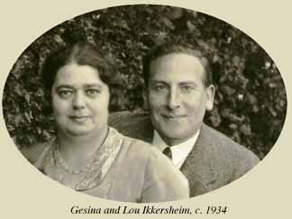 Photograph of Gesina and Lou Ikkersheim, c.1934