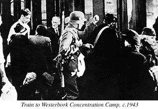 Photograph of Deportation to Westerbork Concentration Camp