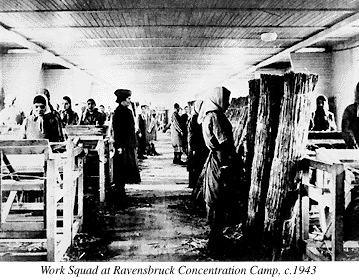 photograph of Ravensbruck Concentration Camp Work Squad, c1943