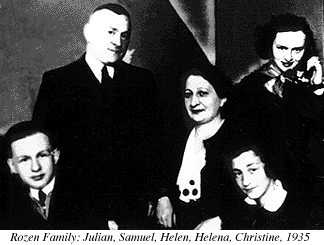 Photograph of the Rozen Family, 1937