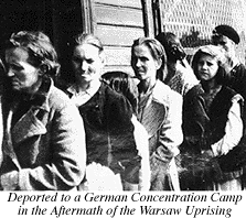 Photograph of Women Deported to a German Concentration Camp following the Warsaw Uprising