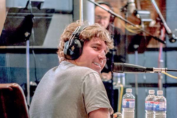 Photo of Stephen Hillenburg in the the studio